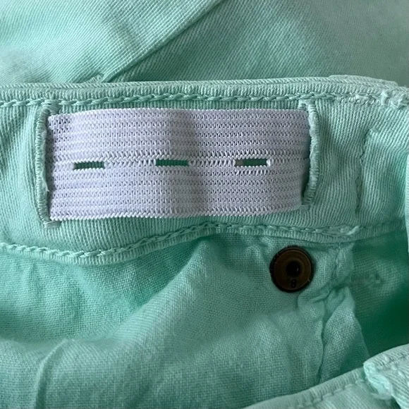 •Lands' End• Girl’s Skinny Fit Twill Pants in Mint - Size 12 - Picture 6 of 9